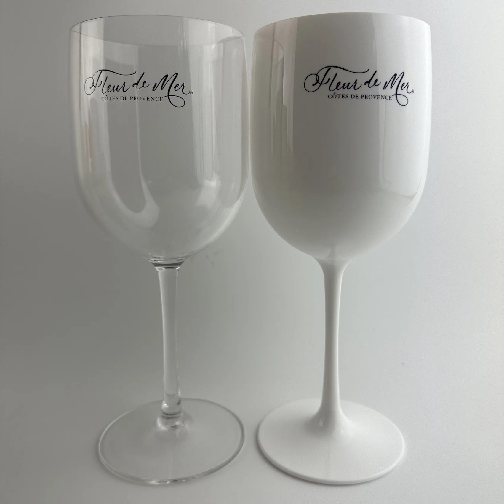 16oz clear acrylic wine glass for events