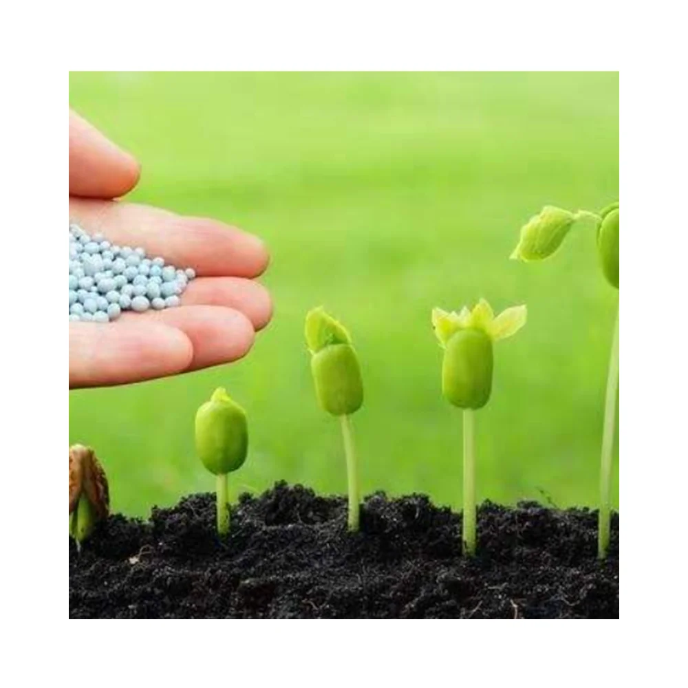 NPK 15-15-15 compound fertilizer white yellow blue green  granular