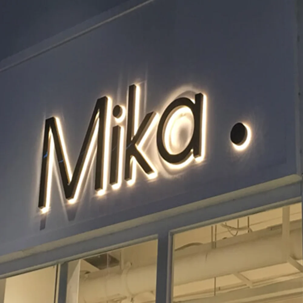 IKE Custom Advertising letters Led Backlit Sign