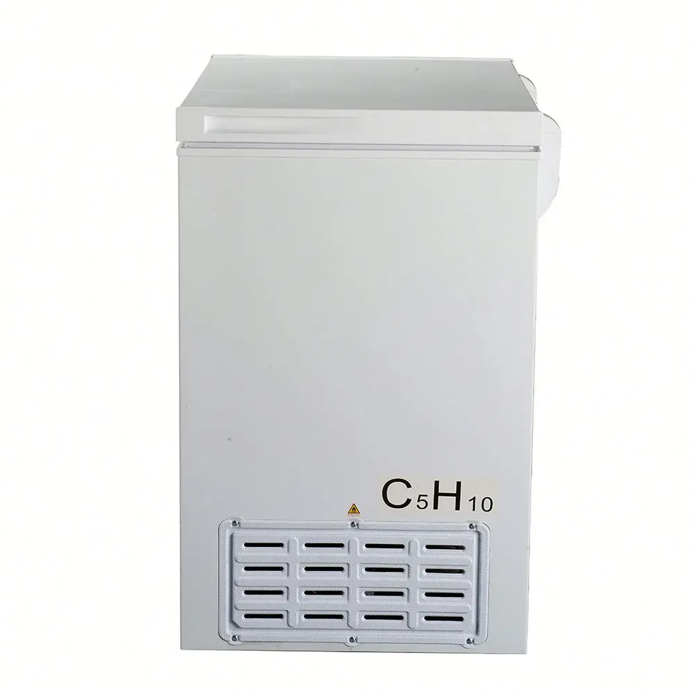 100L Factory Custom Portable Mini Freezer Horizontal For Supermarket