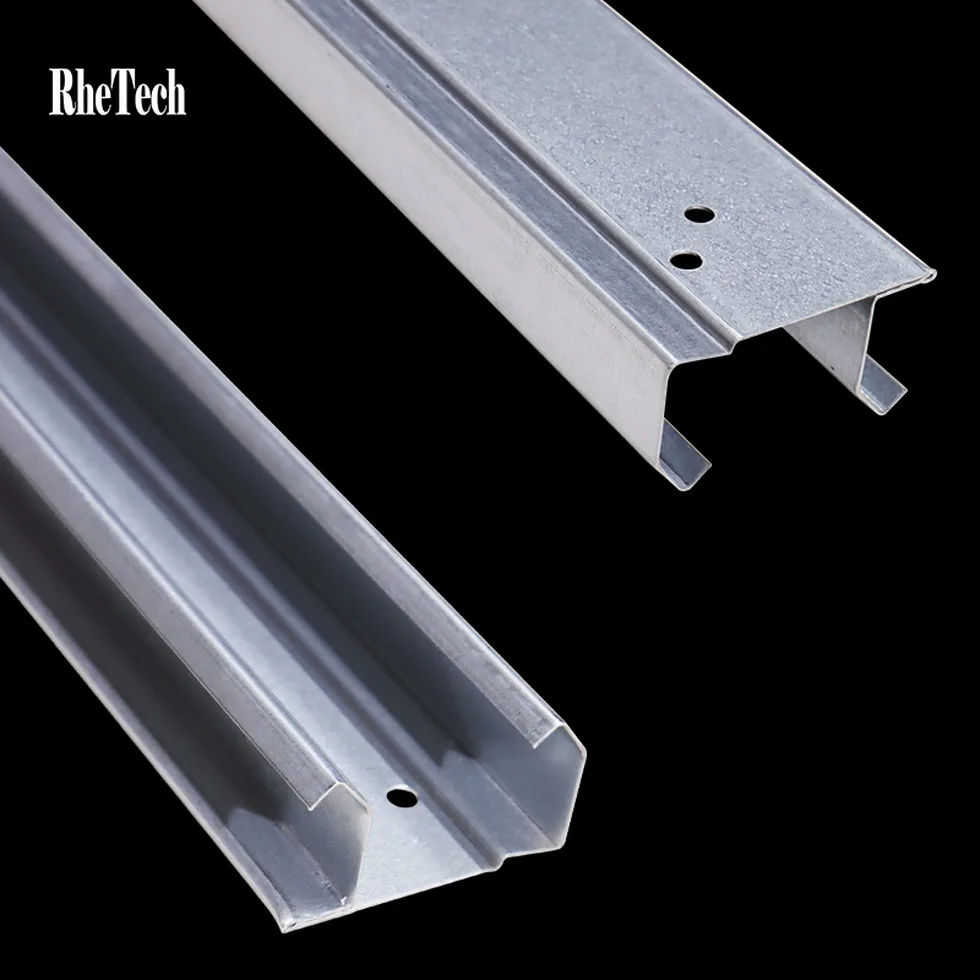 RHTECH FSC BSCI ISC Certificate OEM Factory Industrial Barn Door Hardware Kit Galvanized Sliding Door Barn Door  Kits