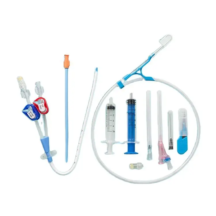 Double and Triple Lumen Hemodialysis Catheter Disposable Haemodialysis Catheter Haemodialysis Kit Dialysis Catheter