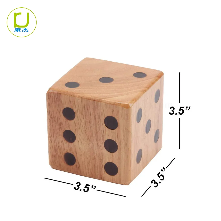 Indoor Outdoor Throwing Game Wooden Dice Game for Kids and Adults OEM & ODM Color box