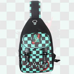 B655 Kamado Tanjirou Nezuko Agatsuma Zenitsu Tomioka Giyuu Kaneki Ken Scout Legion chest Bag Outdoor Running Fanny Pack