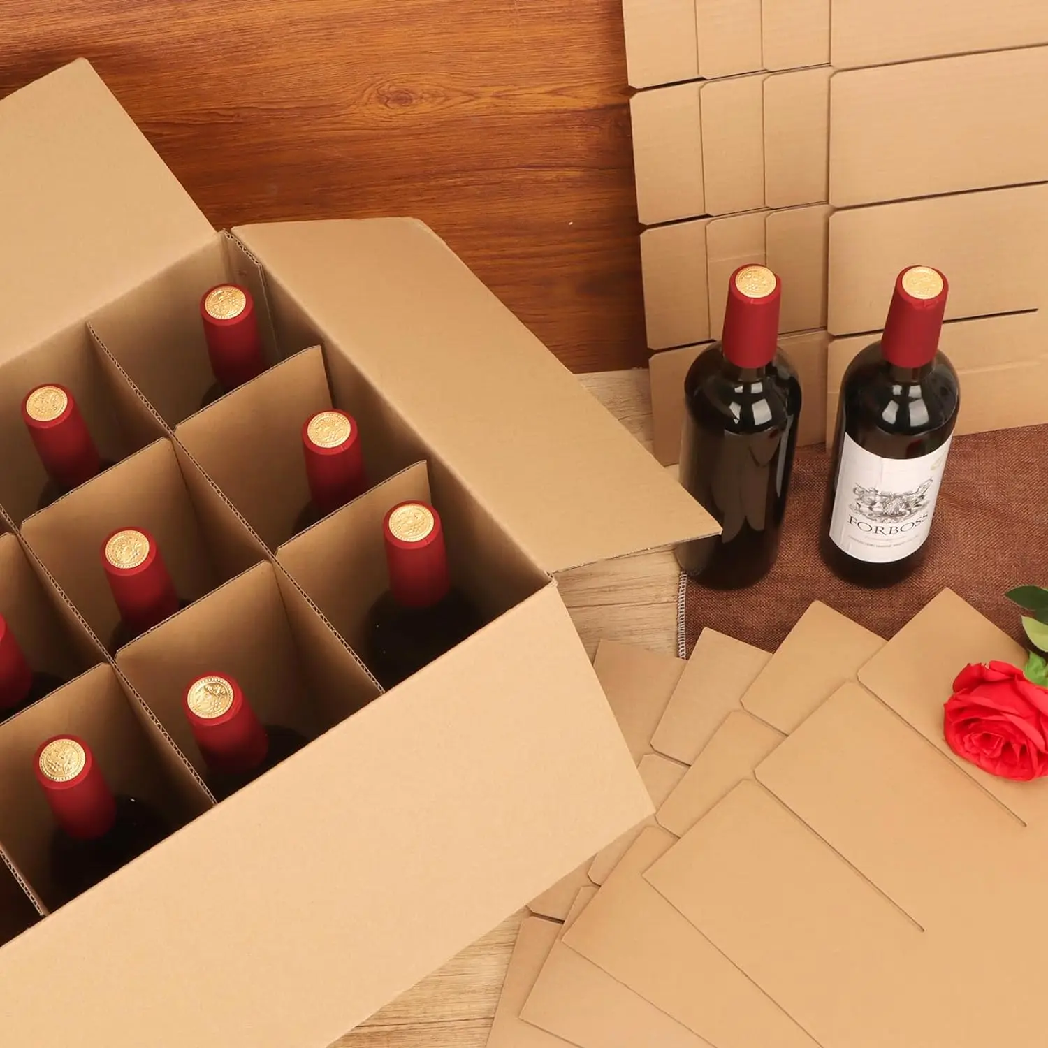 Moving Box  Wine Glassware Dish Packing Moving Boxes,Cardboard Dividers for Boxes