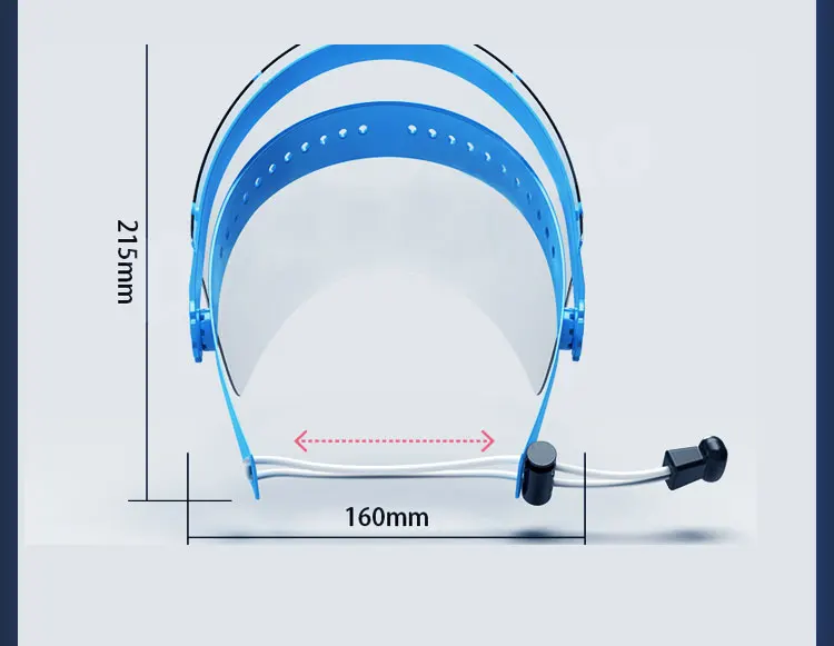 Eye protection is safe and clearhigh tech cryogenic face shield plastic transparentes