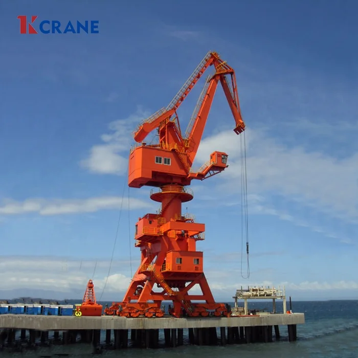 Контейнерный портальный кран однополюсный судовой портал 10 т Wharf Портальный Кран