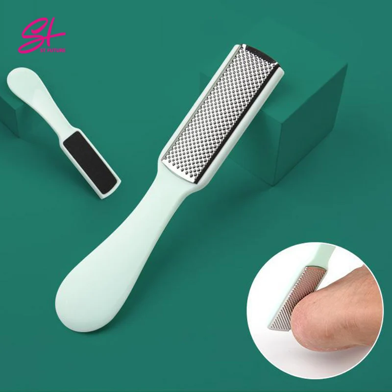 ST FUTURE Foot Files Set Foot Rasp Double-Sided Heel File Pedicure Callus Remover Stainless Steel Foot Grater for Dead Skin