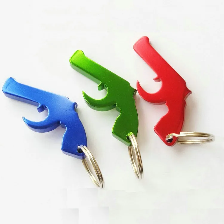 Мини-пистолет открывалка для бутылок брелок для повседневной переноски и рекламных мероприятий с настраиваемым логотипом