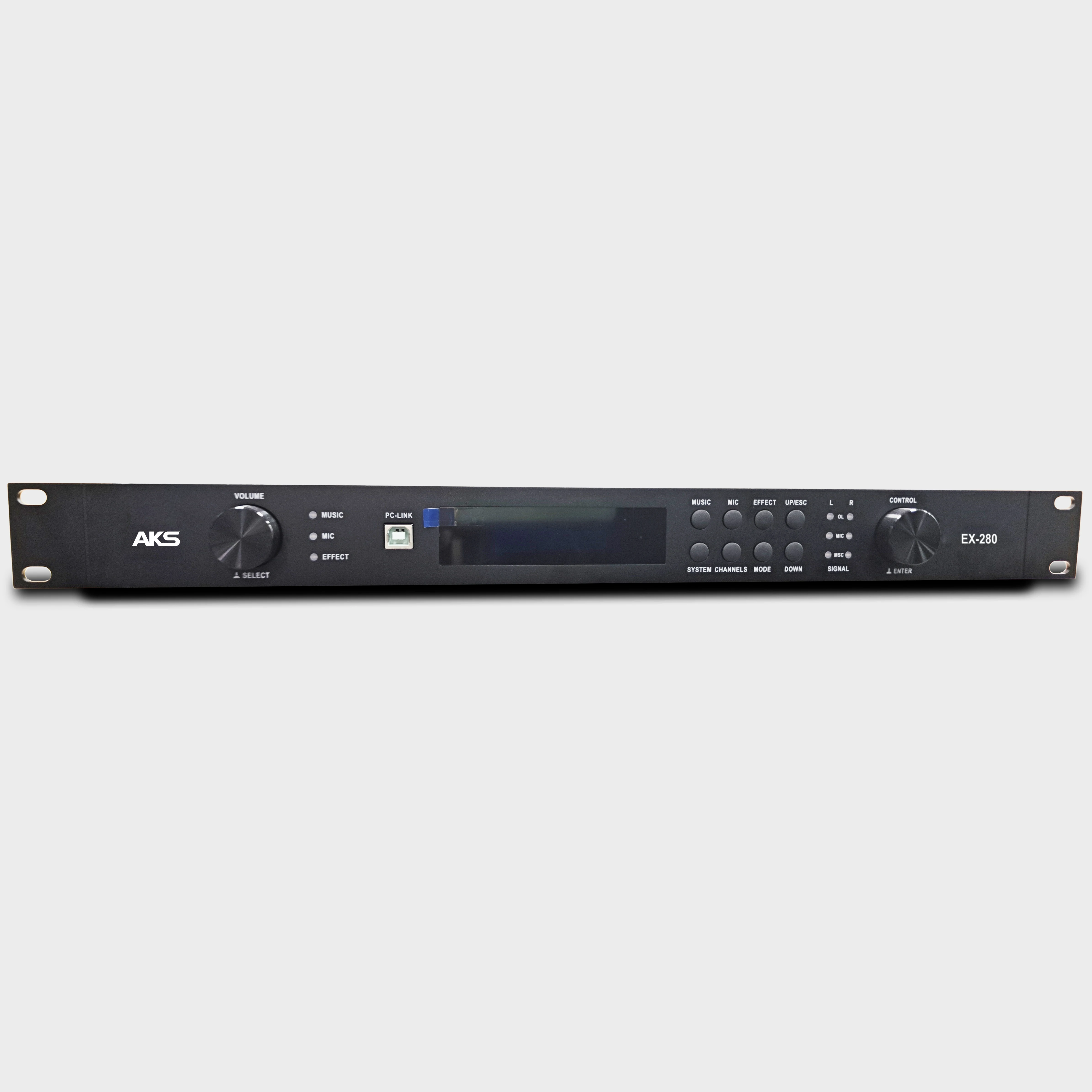 Professional Sound Speaker Dsp Audio Processor with Three-channel Microphone Input for Karaoke entertainment