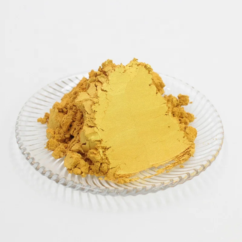 Golden Series Pearlescent Pigment Gold Mica Powder For Paint Coatings and Printing