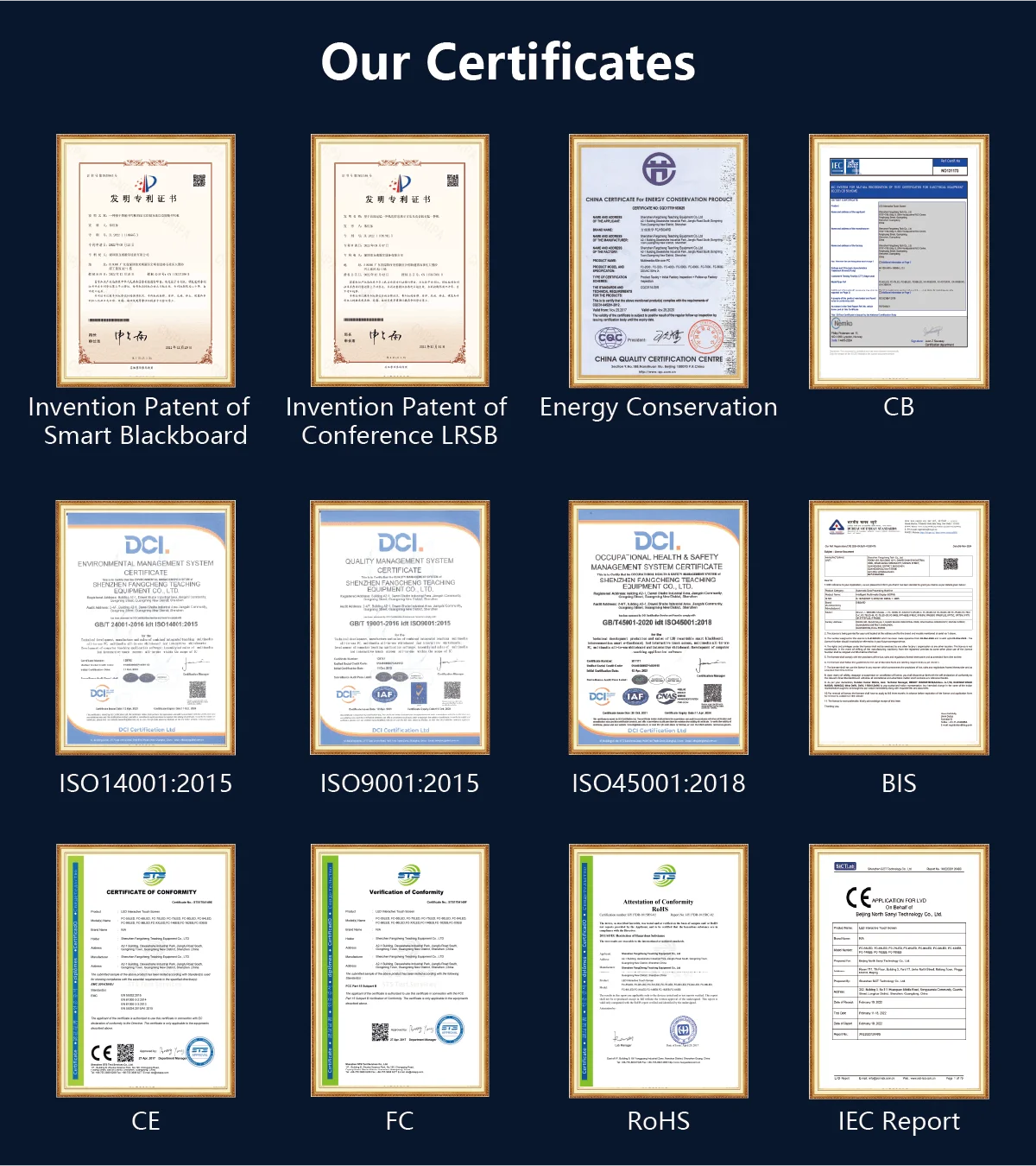 Infrared Touch Digital Flat Electronic Meeting Interactive Board Smart Whiteboard 75 Inch All In One Interactive Flat Panel