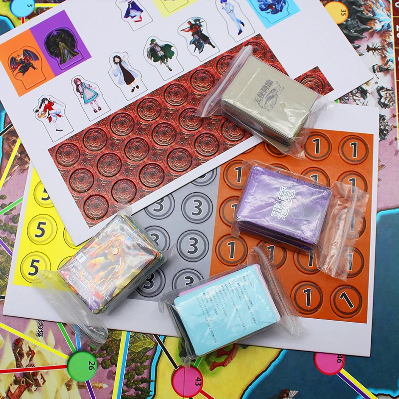 High Quality customized boardgame trading game card sleeve print service family fun playing card game printing for kids