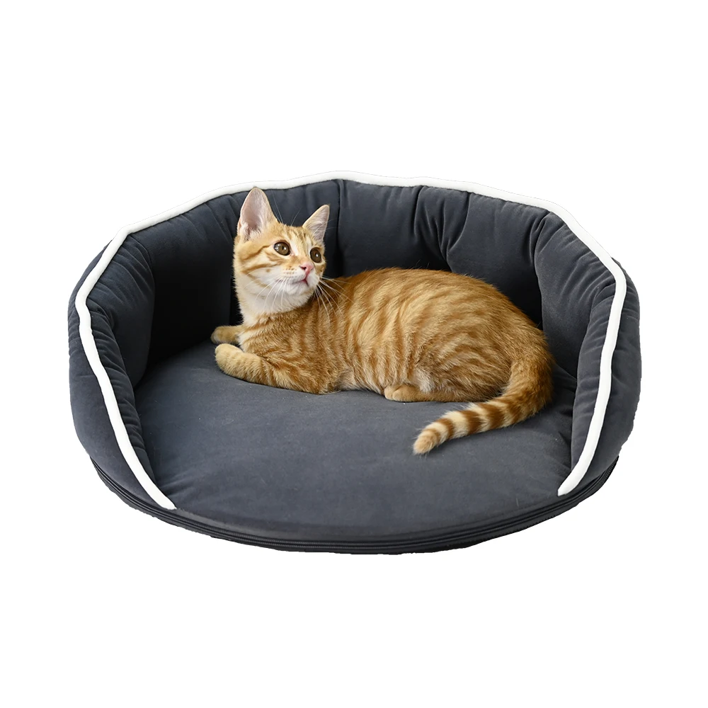 Wholesale Washable Nest Dog Bedding Thick Soft Anti Slip Cage Pet Interactive Play Toy Felt Cat Tunnel Tubes Bed
