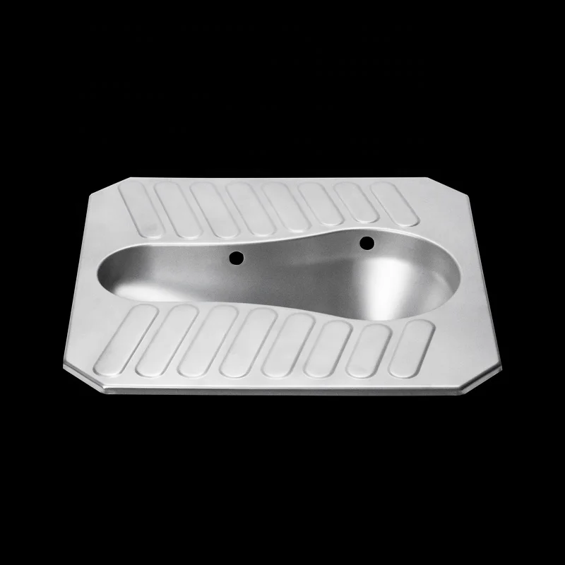 Kuge 304 Stainless Steel Squatting Pan Stainless Steel Vacuum Toilet For Railway