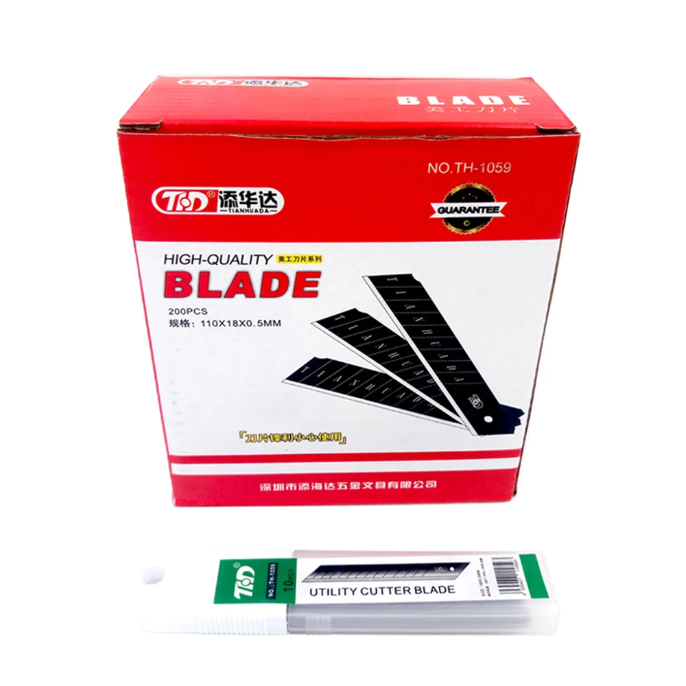 SK5 Blade 18mm 0.5mm thickness Utility Knife Blade Art Special Cutter Case