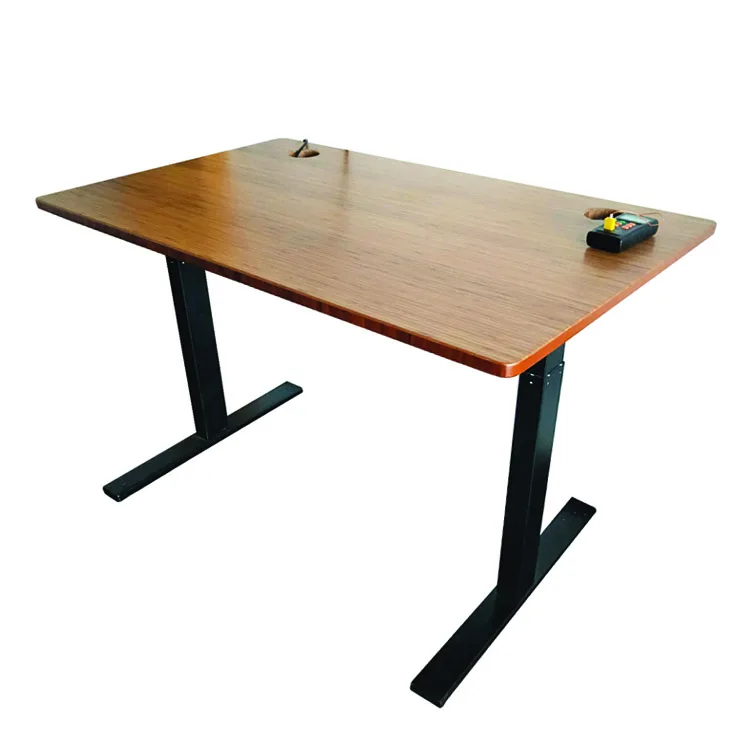 Modern Height Adjustable Bamboo Office Desk Furniture For Office