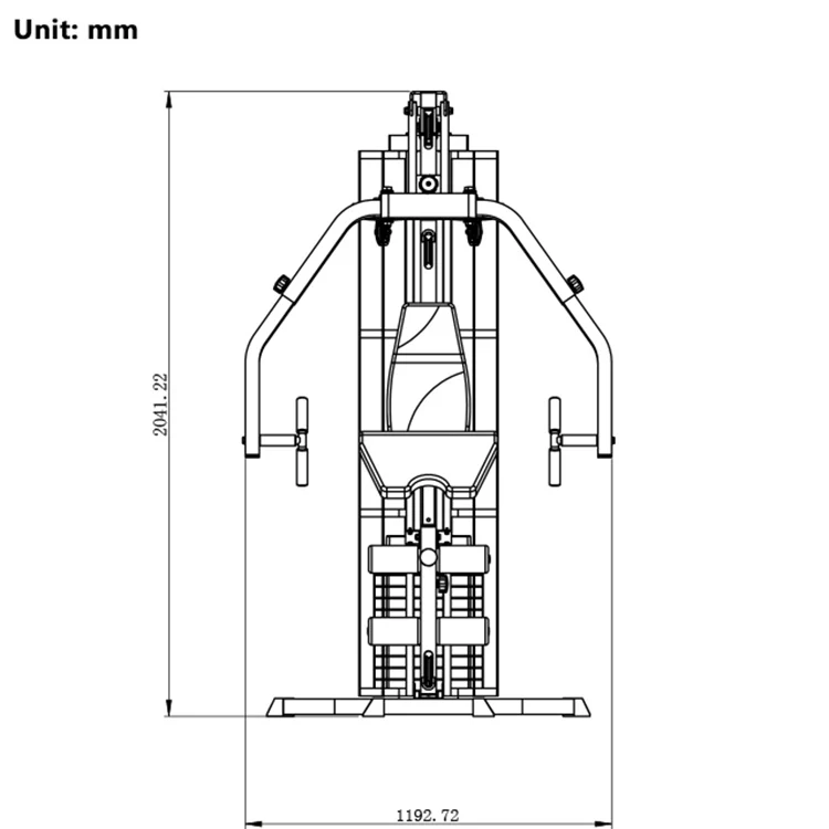 2022 high quality multifunctional station gym multifunctional machine sports equipment