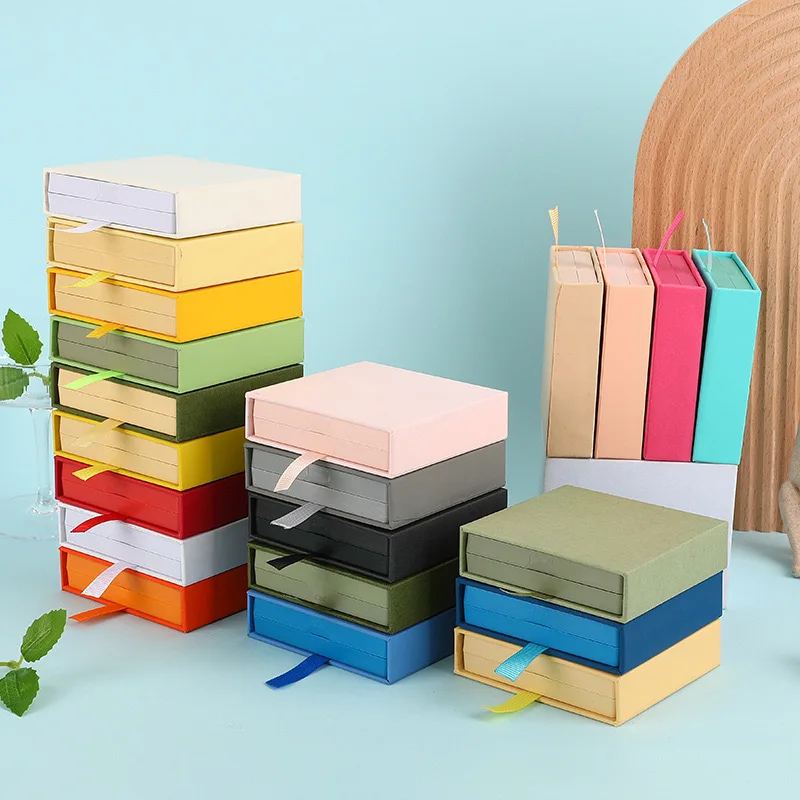 Jewelry storage box accessory Transparent PET Suspension box Ring earrings necklace Antioxidant drawer box Receive sample