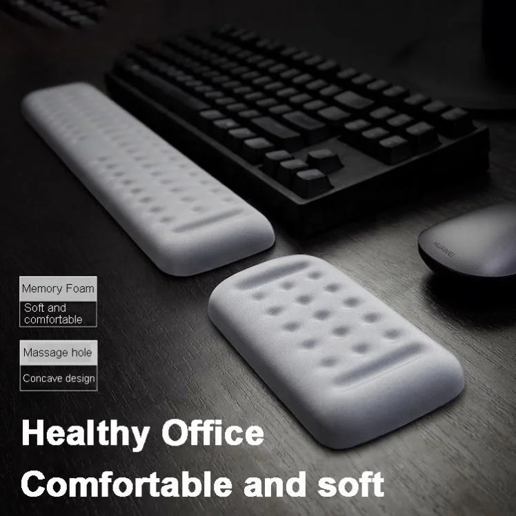 Настраиваемая Подушка с подставкой для клавиатуры с эффектом памяти и подушка для мыши, подставка для запястья