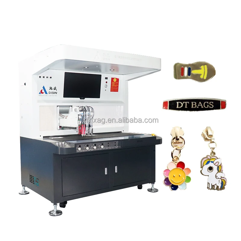 Without Mould Super Easy To Operate For Double Station Spray Painting Equipment Key Ring Making Machine