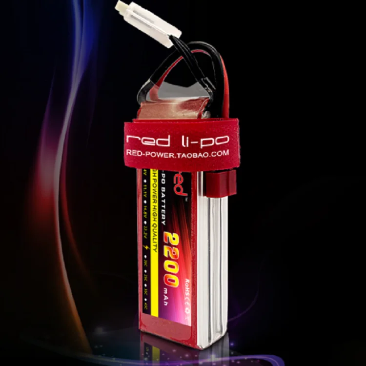 Customized Li-Polymer Rechargeable 11.1v 2200mah 35C Lithium Polymer Battery For FPV RC Drone