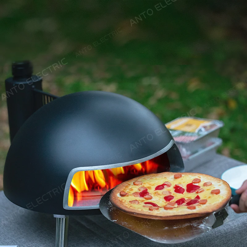 ANTO Gas Burner Commerical Tabletop Gas Pizza Oven for Outdoor and Kitchen Baking