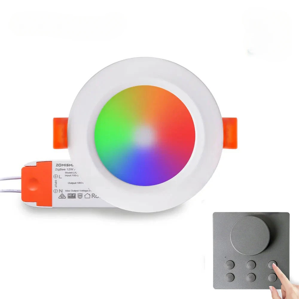 Zemismart Tuya Zigbee RGBCW светодиодный светильник с беспроводным переключателем 2 5 дюймов 3 4 дюйма Alexa Google Home Голосовое управление