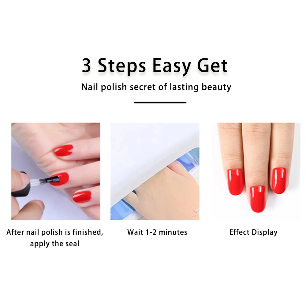 High Quality Wholesale Nail Supplies Soak Off Uv Gel Nail Polish Top Coat