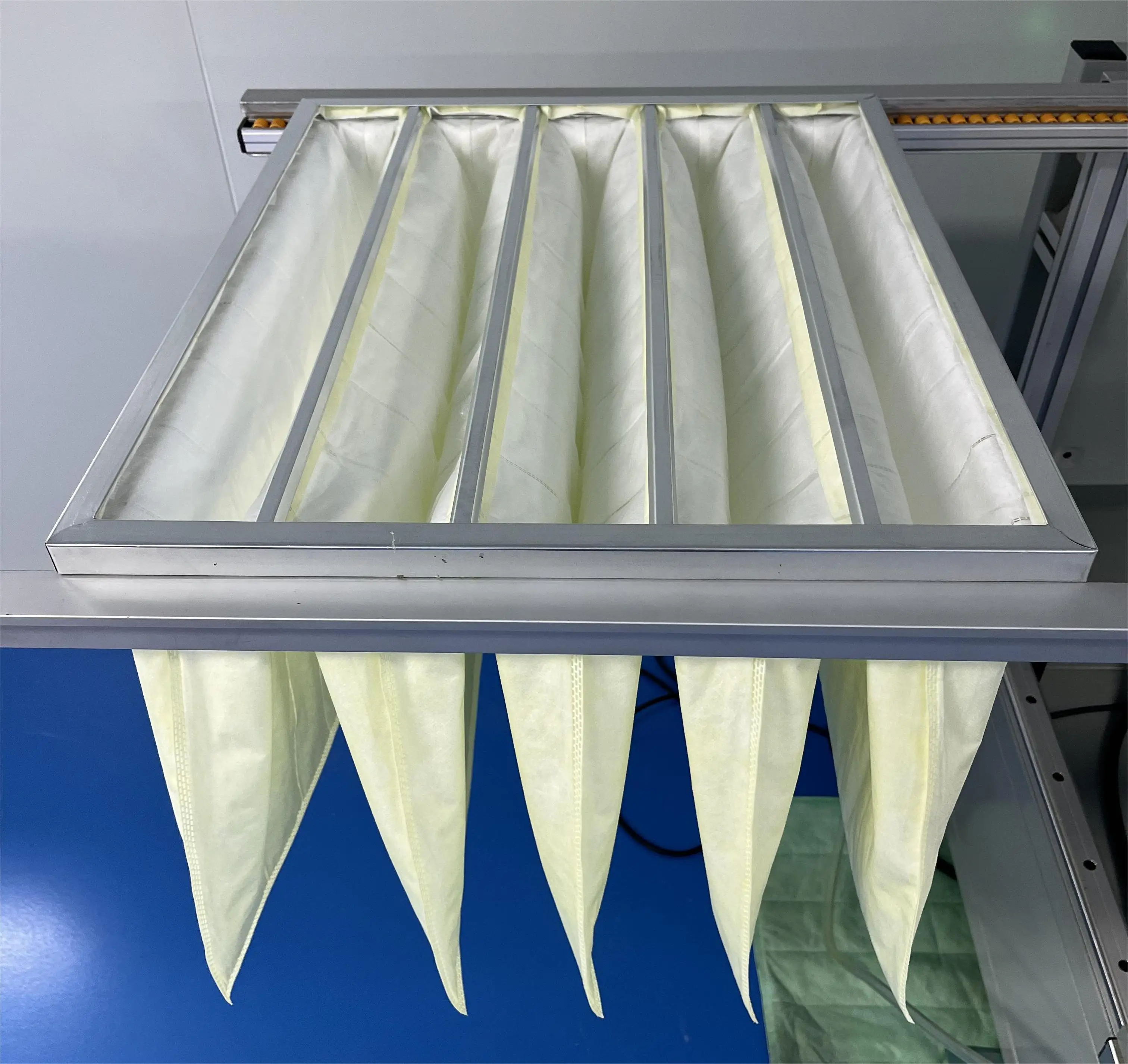 Customizable Medium Filter Air Filter for AC Bag Pockets Type Air Filters for Electronics Factory