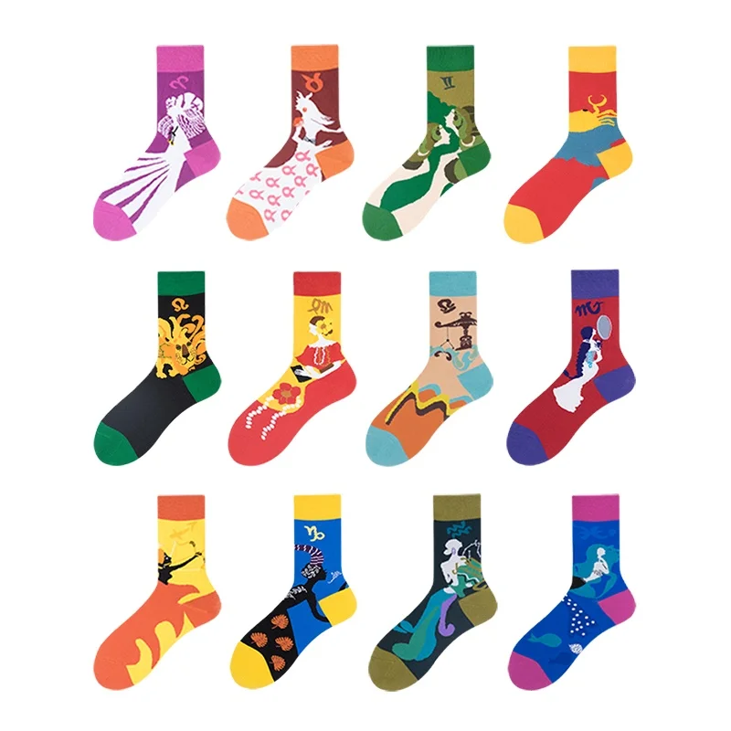 
Amazon Wholesale Custom Bamboo Funny Designer Breathable Bamboo Socks For Men Sock 