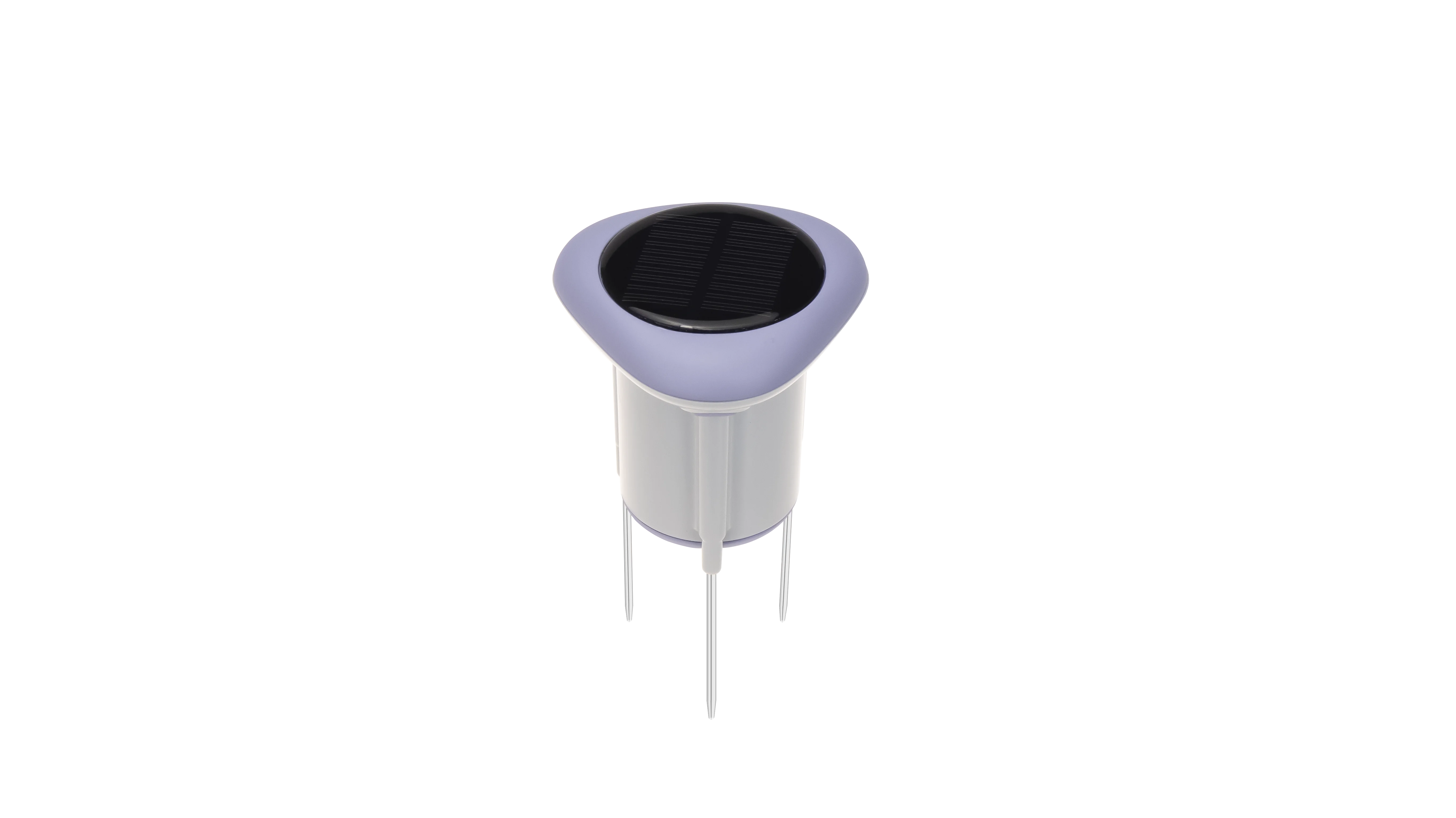 Zigbee New Soil Temperature And Humidity Sensor With Solar Panel To Detect Soil Fertility Essential Garden