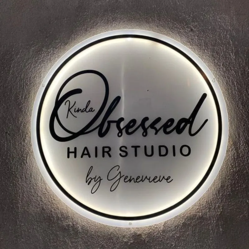 business sign custom led backlit logo acrylic neon sign shop outdoor advertising sign board