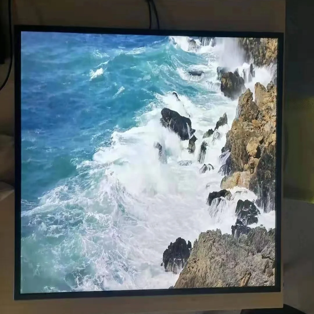 Art Square Digital Screen Bar Stretched Digital Square tft Advertising Lcd Screen nft Display for Art Gallery