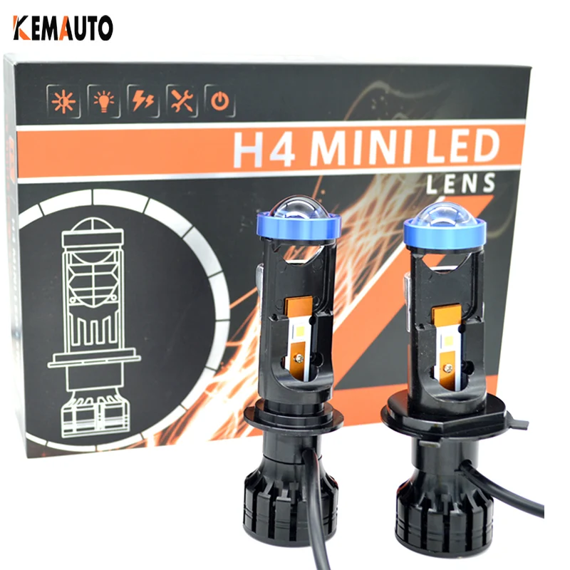 OEM Mini Projector H7/H4 P5 LED Headlights High-Power H4 Mini Projector Bulbs Bi-LED Laser for Honda Ford Xenon Golf Models