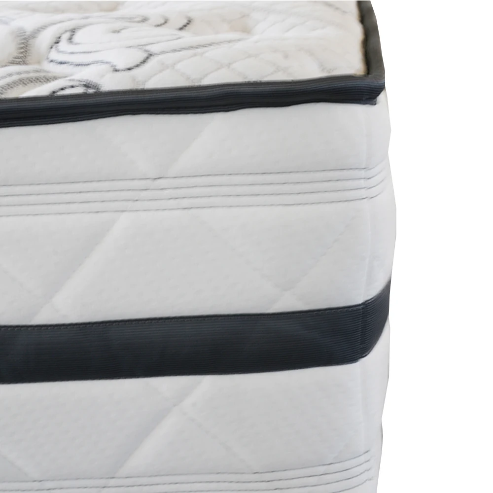 Euro Queen King Size Compress Pocket Spring Gel Memory Foam cooling Bed Mattress  OEM Knit Plush Wool Fabric latex mattresses