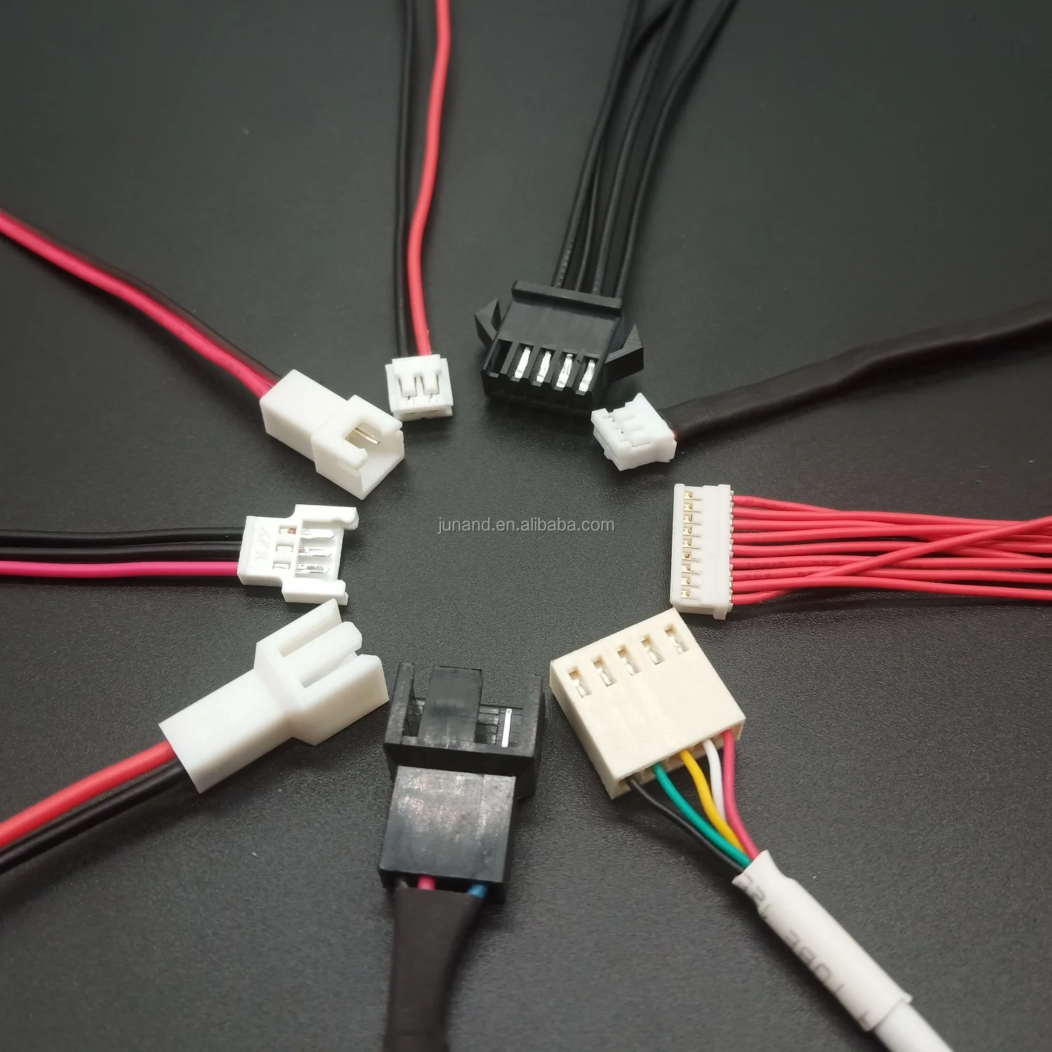 Manufacturer Electric Wire Connectors JST XH 2.5mm 2 3 4 5 6 pin pitch Ph Vh  Terminal Cable wiring harness for Communication