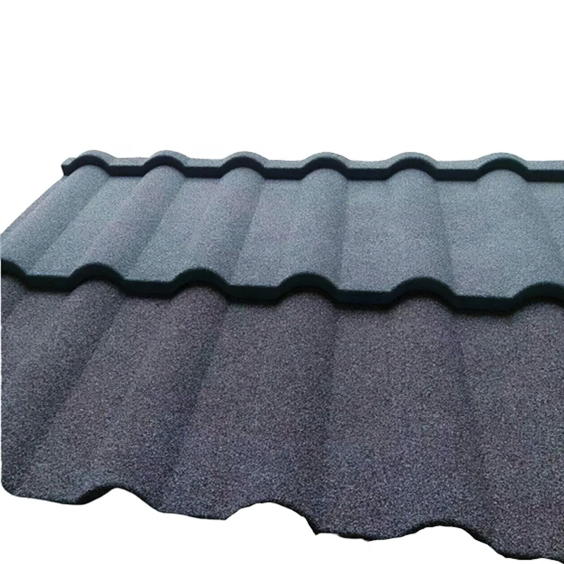 Stone Coated Ceramic Recyclable Reusable Roof Tile Of Aluminum Zinc Steel