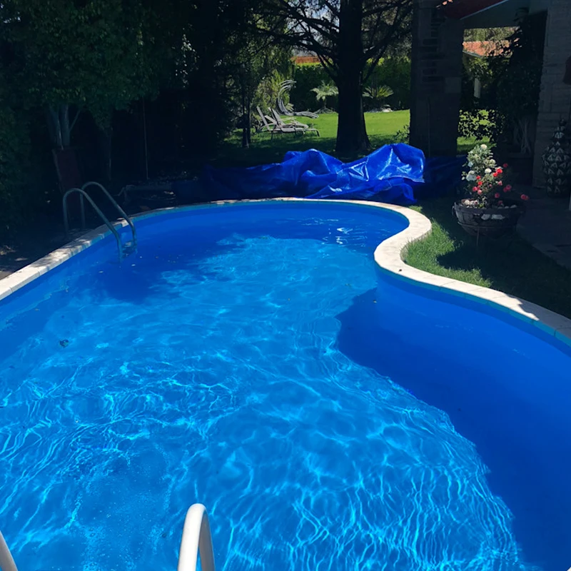 swimming pool liner 2mm hdpe liner blue plastic swimming pool liner