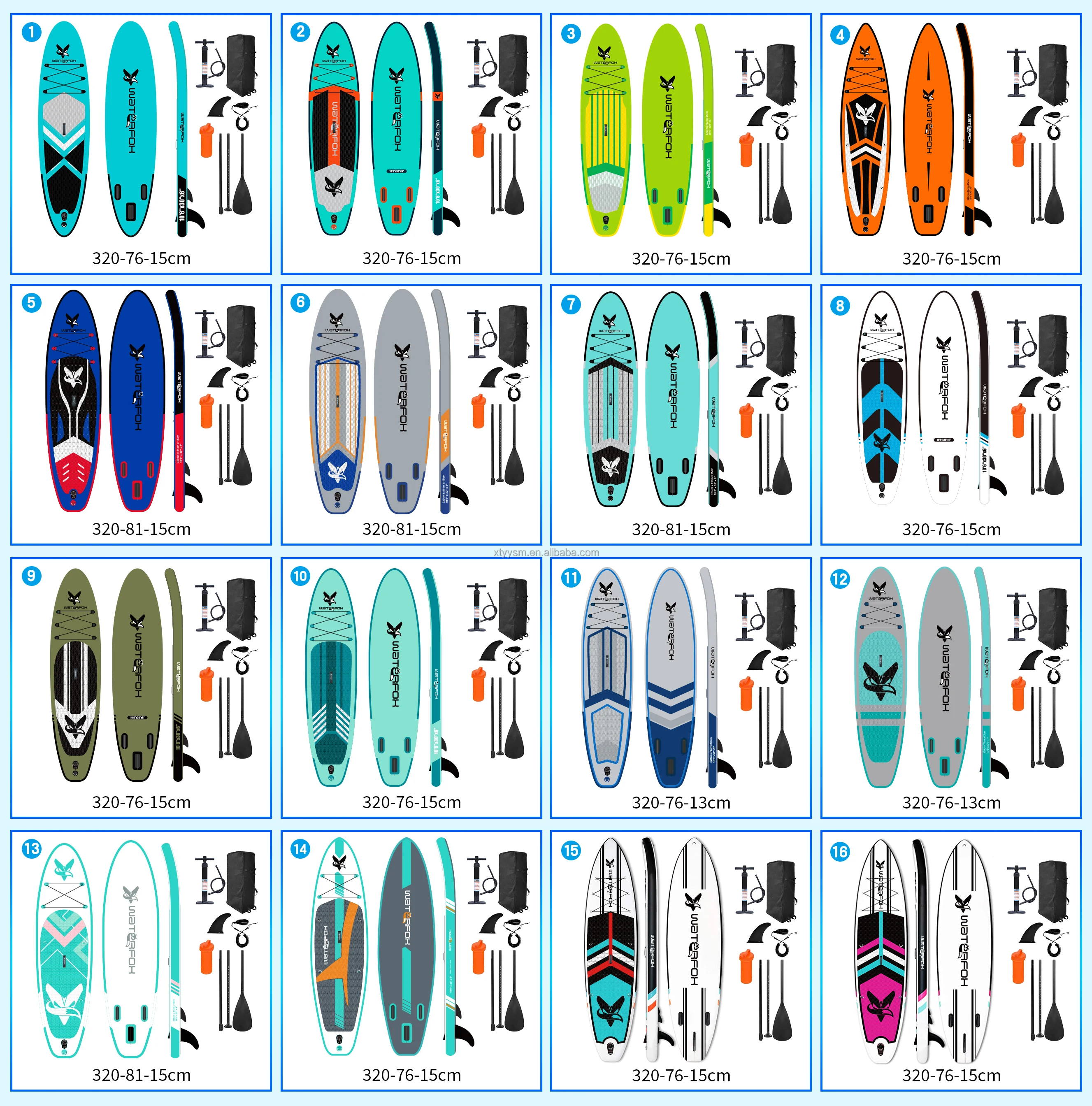 China Surfboard Manufacturers Custom Sup Inflatable Paddle Board Set Inflatable Paddleboard