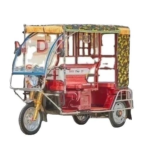 Electric Tuk Tuk E Rickshaw Electric Tricycle New Design Three Wheeler For Passenger