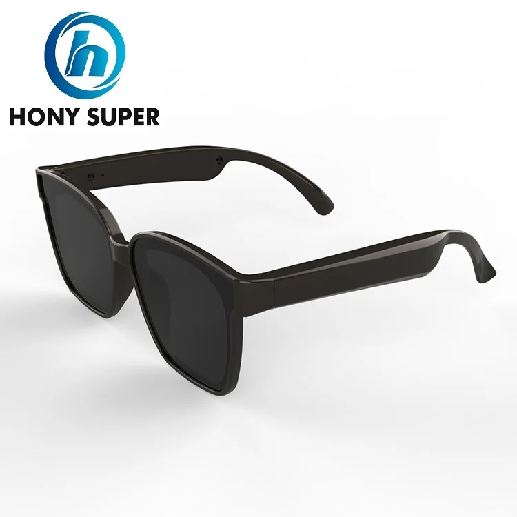 Bluetooth 5.0 Ipx54 Waterproof Smart Glasses With Call And Music Function Oem Glasses With Bone Conduction Headphones