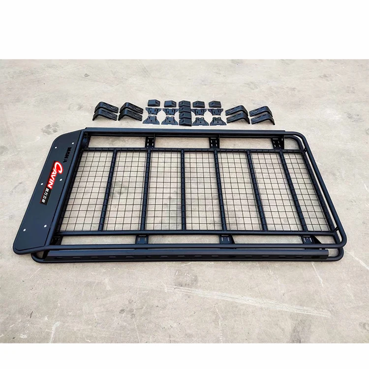 Other Exterior Accessories Black Universal Customized Steel Roof Rail Roof Racks For 4x4 Mitsubishi Pajero