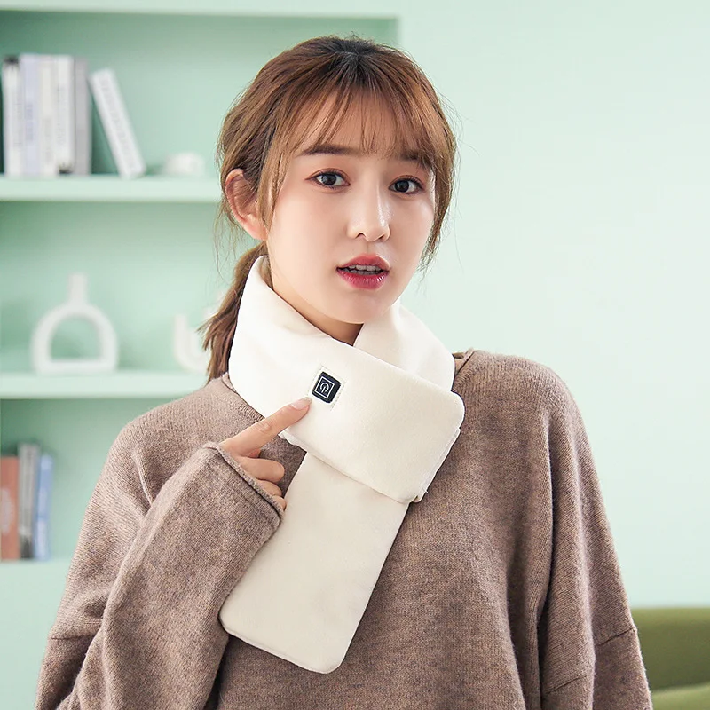 Heating Scarf Neck Protector, Intelligent Winter Cold Protection And Warmth Adjustable Temperature Heating Scarf