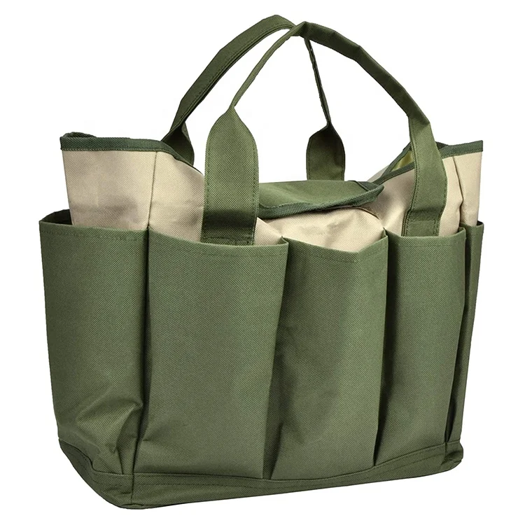 BSCI OEM factory Custom indoor outdoor tote Gardening Tool Storage Bag