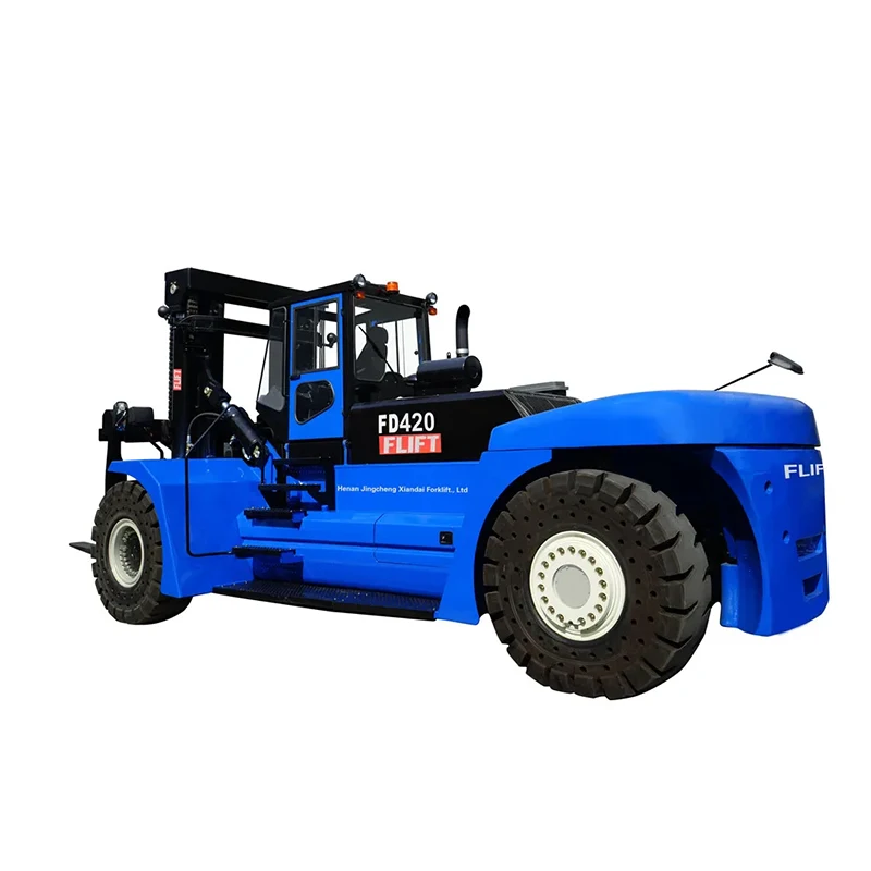 Heavy Duty 45 Ton Diesel Forklift Truck with hydraulic control handle 1200 mm Load Centre 305 mm Ground Clearance Good Quality