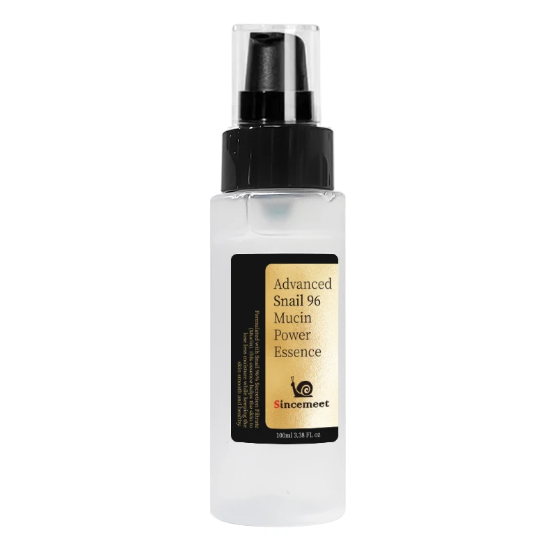 Private Label Snail Mucin 96% Power Repairing Essence 100ml Hydrating Serum Skin Care Snail Facial Serum