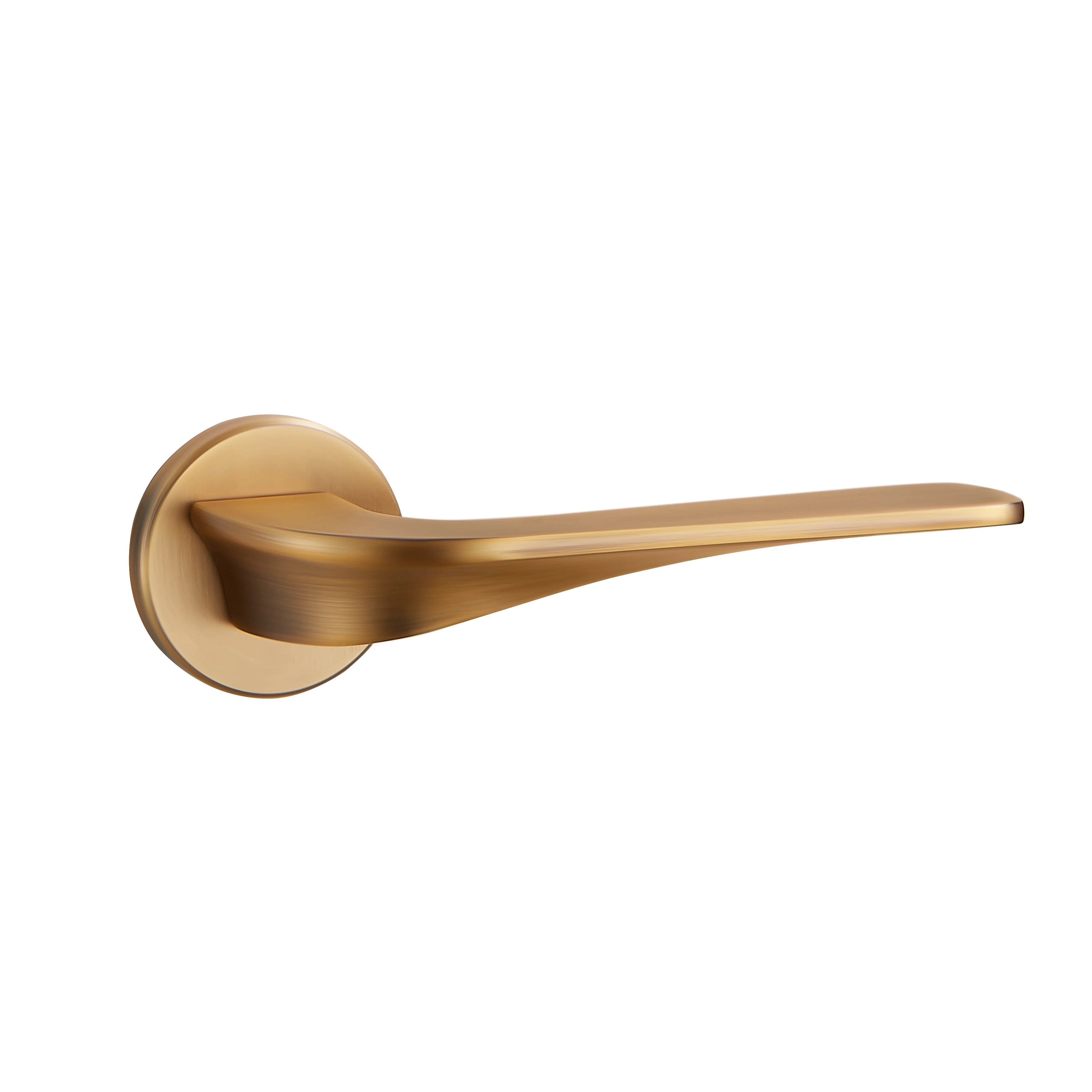 037 luxury design black brown antique brass door  handle lever zinc alloy handle and knob interior door handle for house