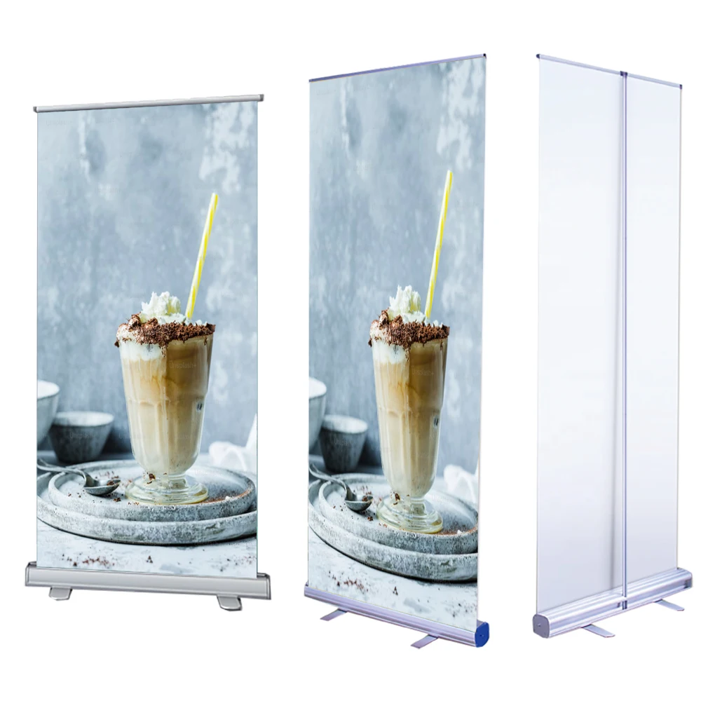 Customized Size Economy Roll Up Banner Stand with Printed Logo for Trade Show Equipment