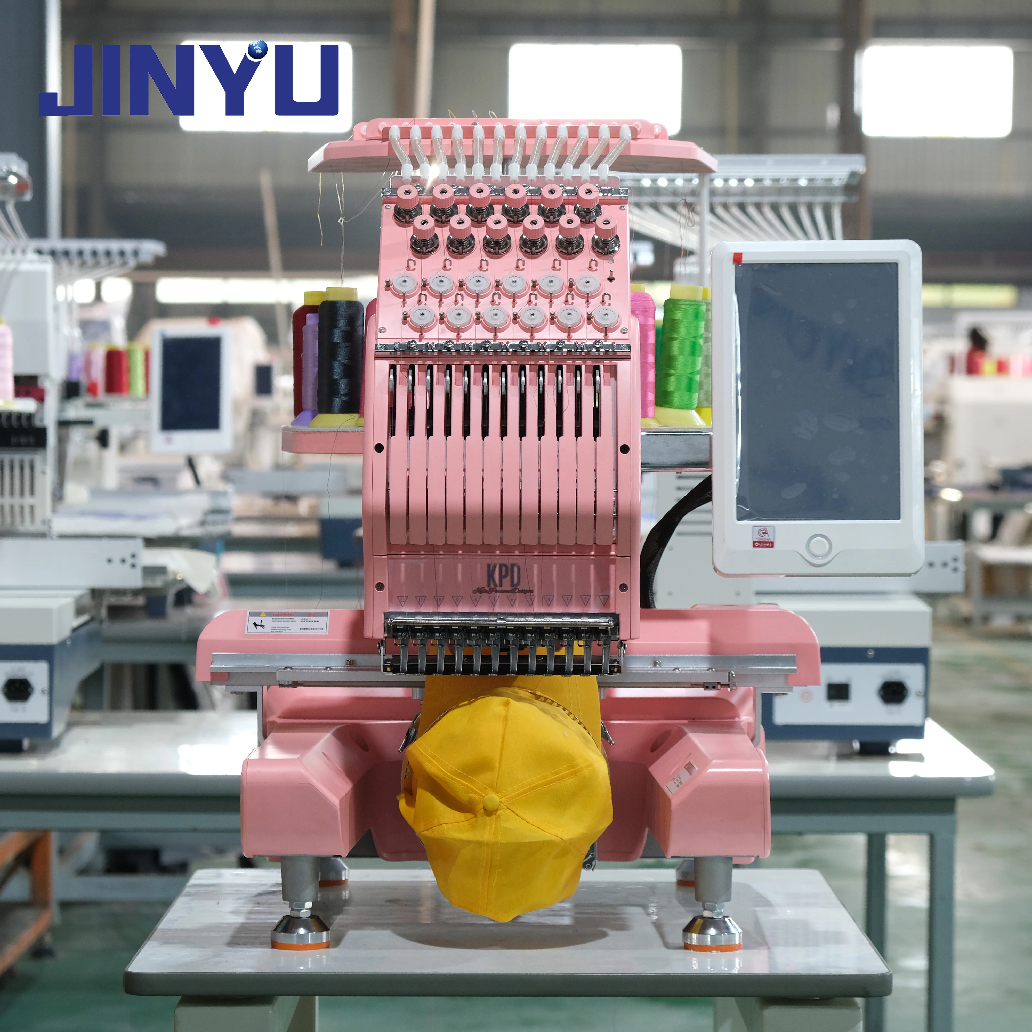 JCH1201 Embroidery Machine Single Head  Garment logo Printing Machine for Small Businesses